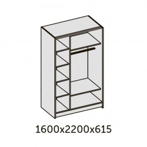 ИННЭС-5 Шкаф-купе 2-х дв. 1600 (2дв. Ф1 - венге) в Советском - sovetskiy.ok-mebel.com | фото 2