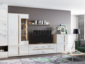 КИМ Шкаф с подсветкой (белый) в Советском - sovetskiy.ok-mebel.com | фото 7
