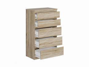 Комод КАСТОР с пятью ящиками, цвет Дуб Сонома в Советском - sovetskiy.ok-mebel.com | фото 2