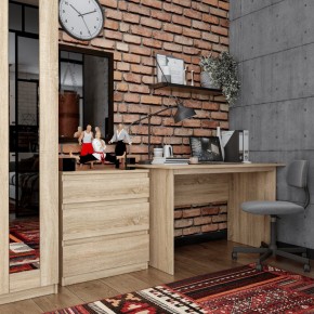 Комод КАСТОР с тремя ящиками, цвет Дуб Сонома в Советском - sovetskiy.ok-mebel.com | фото 3