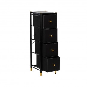 Комод Leset Нирита/Хайди узкий 4 ящика в Советском - sovetskiy.ok-mebel.com | фото 3