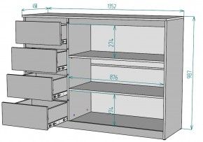 Комод Мальта K116 в Советском - sovetskiy.ok-mebel.com | фото 2