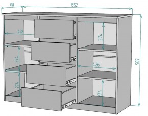 Комод Мальта K118 в Советском - sovetskiy.ok-mebel.com | фото 2