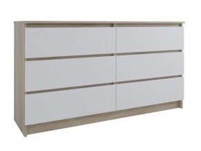 Комод МОРИ МК 1380.6 (Дуб Сонома/Белый) в Советском - sovetskiy.ok-mebel.com | фото