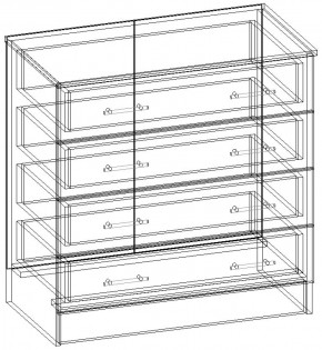 СОФИЯ Комод К800 (венге/дуб белфорт) в Советском - sovetskiy.ok-mebel.com | фото 3