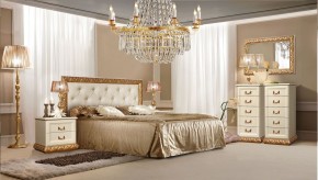 Комод узкий Тиффани штрих-лак/золото (ТФКМ-2) в Советском - sovetskiy.ok-mebel.com | фото 2