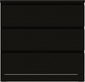 Комод Варма 3 с тремя выдвижными ящиками, цвет ясень черный в Советском - sovetskiy.ok-mebel.com | фото 2