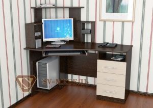 Компьютерный стол №3 в Советском - sovetskiy.ok-mebel.com | фото 1