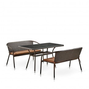 Комплект мебели из иск. ротанга T286A/S139A-W53 Brown в Советском - sovetskiy.ok-mebel.com | фото 2