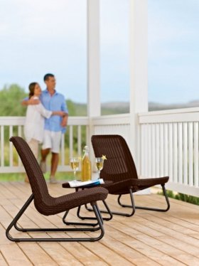 Комплект мебель Рио Патио (Rio Patio set) виски-коричневый в Советском - sovetskiy.ok-mebel.com | фото 3