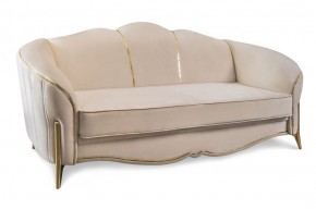 Комплект мягкой мебели Lara 3-1-1 с раскладным механизмом (бежевый/золото) в Советском - sovetskiy.ok-mebel.com | фото 2