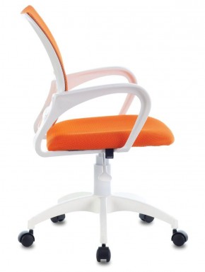 Кресло BRABIX "Fly MG-396W", пластик белый, сетка, оранжевое, 532401, MG-396W_532401 в Советском - sovetskiy.ok-mebel.com | фото 3