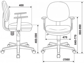 Кресло детское Бюрократ CH-W356AXSN/15-118 салатовый в Советском - sovetskiy.ok-mebel.com | фото 3