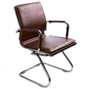 Кресло для посетителя Бюрократ CH-993-Low-V/Brown коричневый в Советском - sovetskiy.ok-mebel.com | фото