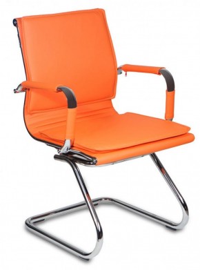 Кресло для посетителя Бюрократ CH-993-Low-V/orange оранжевый в Советском - sovetskiy.ok-mebel.com | фото