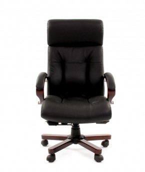 Кресло для руководителя CHAIRMAN  421 (Натуральная кожа) Черное в Советском - sovetskiy.ok-mebel.com | фото 2