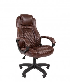 Кресло для руководителя  CHAIRMAN 432 (Экокожа коричневая) в Советском - sovetskiy.ok-mebel.com | фото