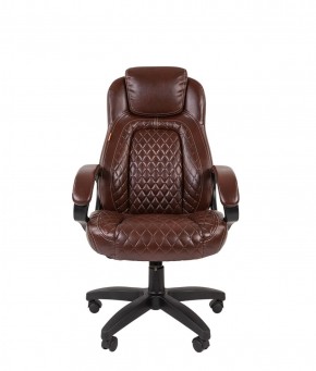 Кресло для руководителя  CHAIRMAN 432 (Экокожа коричневая) в Советском - sovetskiy.ok-mebel.com | фото 2