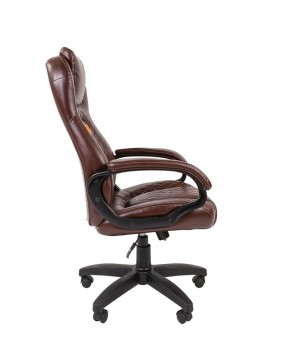 Кресло для руководителя  CHAIRMAN 432 (Экокожа коричневая) в Советском - sovetskiy.ok-mebel.com | фото 3