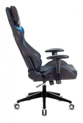 Кресло игровое Бюрократ VIKING 4 AERO BLUE черный/синий в Советском - sovetskiy.ok-mebel.com | фото 2