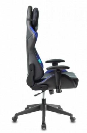 Кресло игровое Бюрократ VIKING 5 AERO BLUE черный/синий в Советском - sovetskiy.ok-mebel.com | фото 5