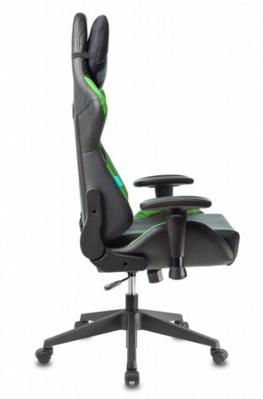 Кресло игровое Бюрократ VIKING 5 AERO LGREEN черный/салатовый в Советском - sovetskiy.ok-mebel.com | фото 8