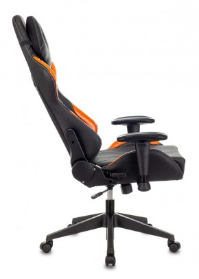 Кресло игровое Бюрократ VIKING 5 AERO ORANGE черный/оранжевый в Советском - sovetskiy.ok-mebel.com | фото 2