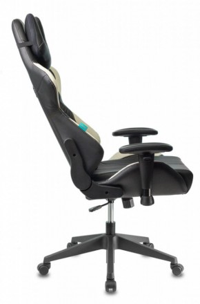 Кресло игровое Бюрократ VIKING 5 AERO WHITE черный/белый в Советском - sovetskiy.ok-mebel.com | фото 2