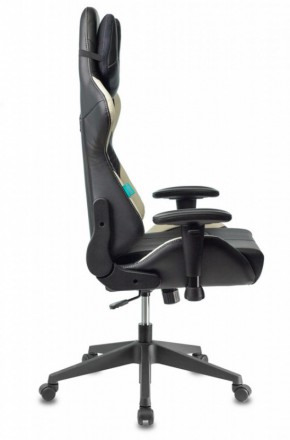 Кресло игровое Бюрократ VIKING 5 AERO WHITE черный/белый в Советском - sovetskiy.ok-mebel.com | фото 8