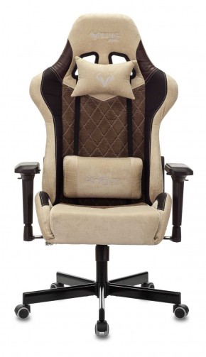 Кресло игровое Бюрократ VIKING 7 KNIGHT BR FABRIC коричневый/бежевый в Советском - sovetskiy.ok-mebel.com | фото 3