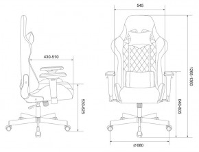 Кресло игровое Бюрократ VIKING 7 KNIGHT BR FABRIC коричневый/бежевый в Советском - sovetskiy.ok-mebel.com | фото 4