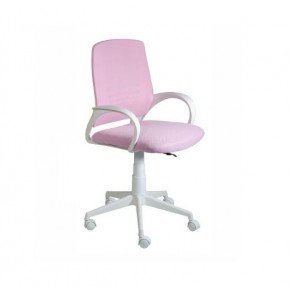 Кресло Ирис White сетка/ткань розовая в Советском - sovetskiy.ok-mebel.com | фото 1