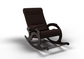 Кресло-качалка Тироль 12-Т-ГР (ткань/венге) ГРАФИТ в Советском - sovetskiy.ok-mebel.com | фото