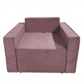 Кресло-кровать Принц КК1-ВР (велюр розовый) в Советском - sovetskiy.ok-mebel.com | фото 1