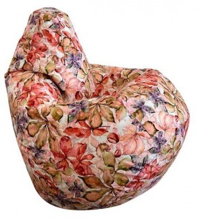 Кресло-мешок Цветы L в Советском - sovetskiy.ok-mebel.com | фото