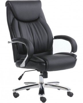 Кресло офисное BRABIX PREMIUM "Advance EX-575" (хром, экокожа, черное) 531825 в Советском - sovetskiy.ok-mebel.com | фото