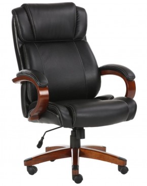 Кресло офисное BRABIX PREMIUM "Magnum EX-701" (дерево, рециклированная кожа, черное) 531827 в Советском - sovetskiy.ok-mebel.com | фото