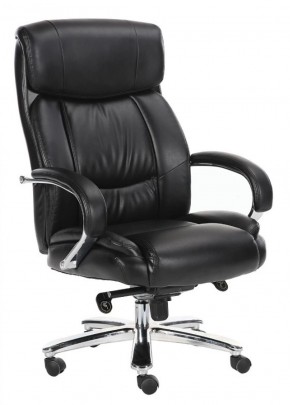 Кресло офисное BRABIX "Direct EX-580" (хром/рециклированная кожа/черное) 531824 в Советском - sovetskiy.ok-mebel.com | фото