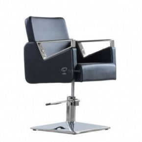Кресло парикмахерское Barneo 6300V5 черное в Советском - sovetskiy.ok-mebel.com | фото