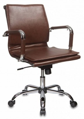 Кресло руководителя Бюрократ CH-993-LOW/BROWN коричневый в Советском - sovetskiy.ok-mebel.com | фото 1