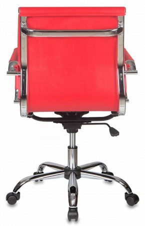 Кресло руководителя Бюрократ CH-993-LOW/RED красный в Советском - sovetskiy.ok-mebel.com | фото 4