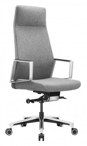 Кресло руководителя Бюрократ _JONS/CASHGREY серый в Советском - sovetskiy.ok-mebel.com | фото