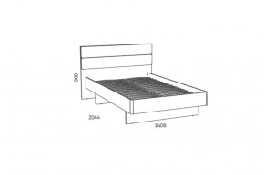 Кровать 1200х2000 "Морти" НМ 041.20 Х с основанием в Советском - sovetskiy.ok-mebel.com | фото 7