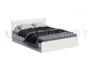 НЭНСИ NEW Кровать 1,4 м (Белый глянец холодный/Белый) в Советском - sovetskiy.ok-mebel.com | фото 1