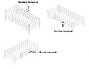 Кровать 2-х ярусная Сонечка с бортиками (лестница наклонная) в Советском - sovetskiy.ok-mebel.com | фото 4