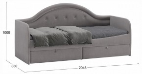 Кровать Адель Тип 1 в Советском - sovetskiy.ok-mebel.com | фото 3