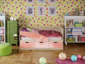 Кровать Бабочки (Розовый металлик) 1600 в Советском - sovetskiy.ok-mebel.com | фото
