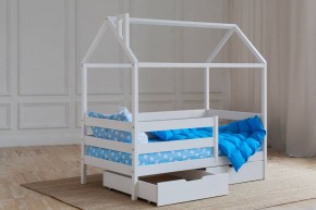 Кровать-домик 80*160 Белый в Советском - sovetskiy.ok-mebel.com | фото 3