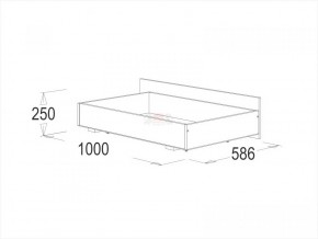 Кровать двойная Ольга 1Н + 2-а ящика (1200*2000) в Советском - sovetskiy.ok-mebel.com | фото 3