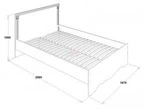 Кровать двойная Ольга 1Н + 2-а ящика (1600*2000) в Советском - sovetskiy.ok-mebel.com | фото 2